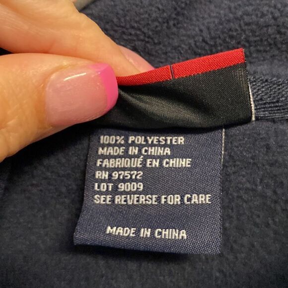 San Diego Symphony Summer Pops- Navy blue fleece zip up- Size small - Picture 6 of 6